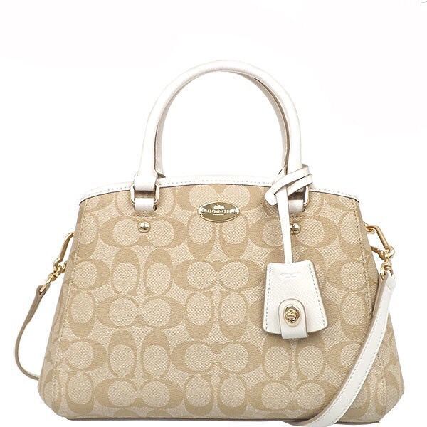 Fashion Solid Coach Prairie Satchel In Signature Canvas - Click Image to Close